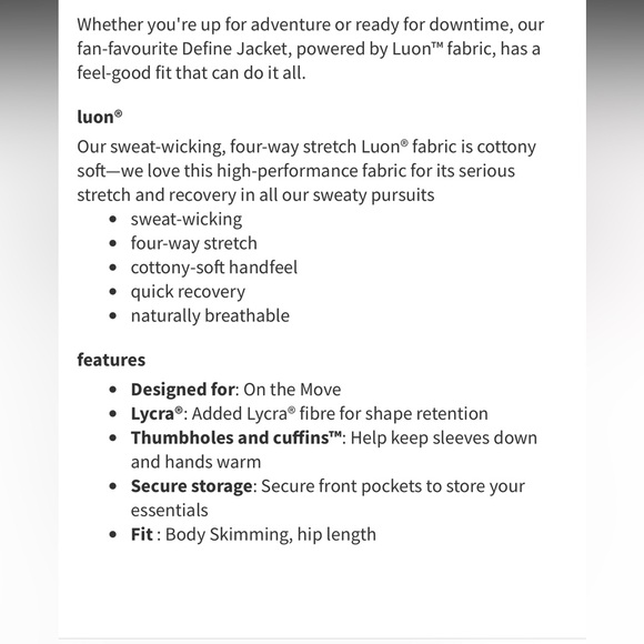 Lululemon Define Jacket Wee Are From Space Frosted Mulberry Black Currant Stripe - Picture 5 of 15